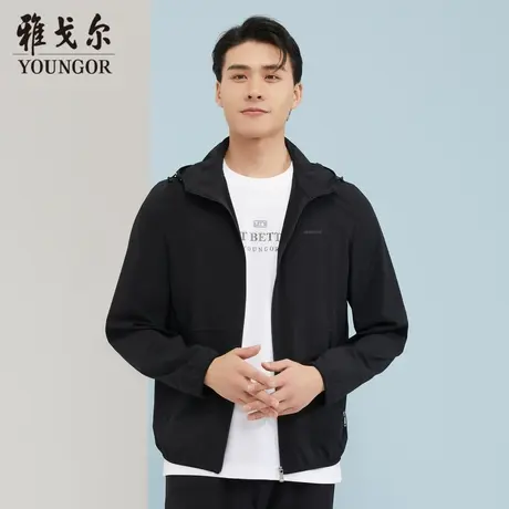 雅戈尔奥莱 商场同款男士单夹克秋冬新款官方商务休闲潮流外套男商品大图