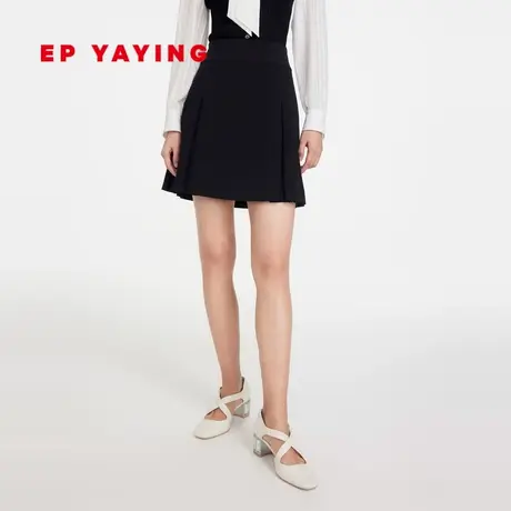 EP YAYING雅莹女装 学院风减龄短款高腰半身裙 2023新款3318A图片