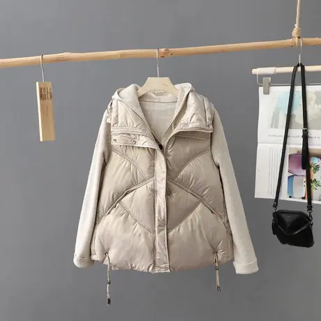 秋冬洋气棉马甲女款外穿冬季外套爆款2023年新款棉衣坎肩外搭上衣图片