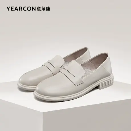 意尔康官方女鞋旗舰店乐福鞋女英伦春季单鞋上班断码outlets商品大图