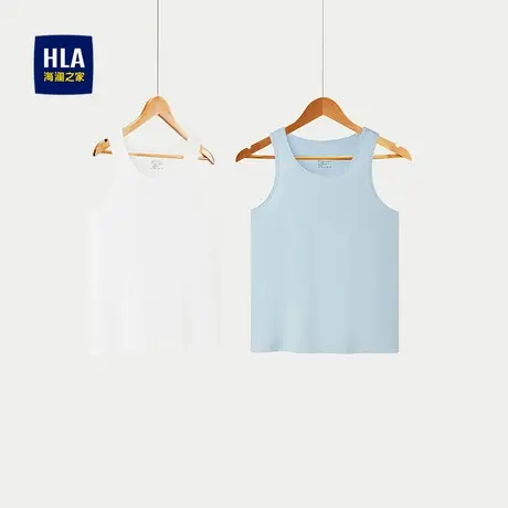 HLA/海澜之家简洁两件包内衣背心25新含莫代尔柔软舒适打底背心男商品大图