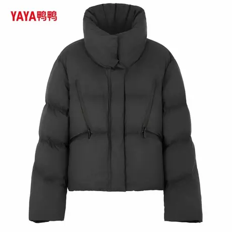 YAYA鸭鸭2025冬季新款时尚百搭保暖长袖休闲短款女士羽绒服外套商品大图