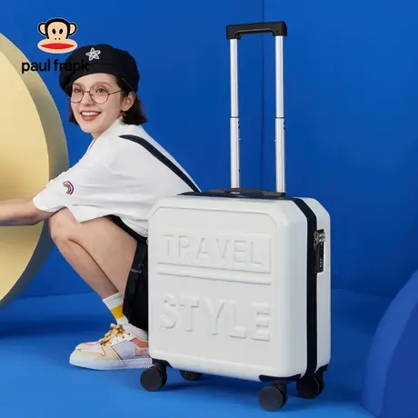 大嘴猴行李箱女18寸小型轻便登机箱拉杆箱密码箱万向轮旅行皮箱子图片