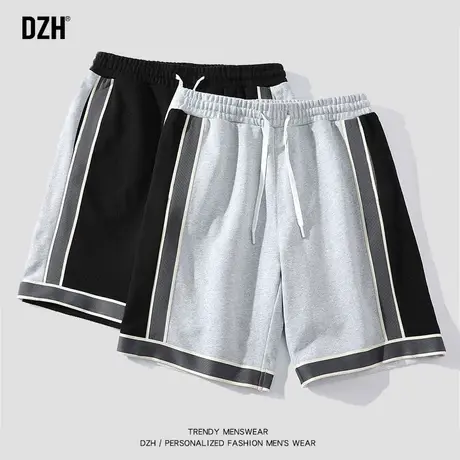 男生休闲运动五分裤男潮牌ins纯棉宽松短裤男款夏季2023新款中裤商品大图