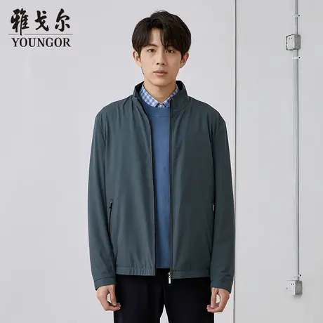 雅戈尔奥莱 商场同款男士单夹克秋冬新款官方商务休闲夹克外套男商品大图