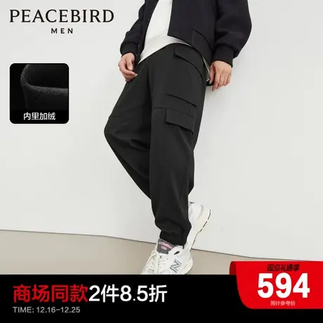【商场同款】太平鸟男装 2023年冬季新款工装风休闲裤男B2GLD4417商品大图