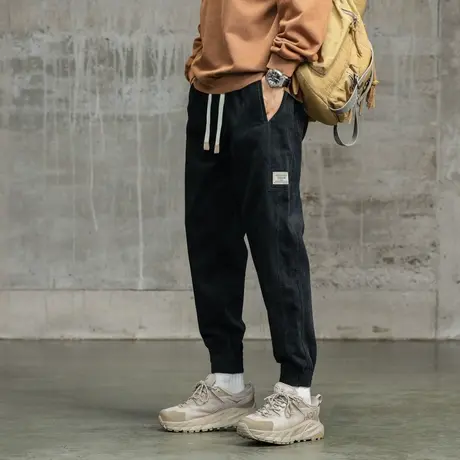 时尚宽松裤子男款休闲裤户外工装裤男休闲潮流束脚裤子男款潮流男商品大图