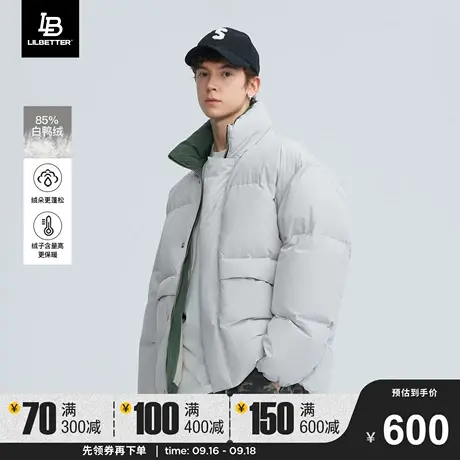 Lilbetter羽绒服男2023冬季新款面包服美式复古夹克外套潮流冬装图片
