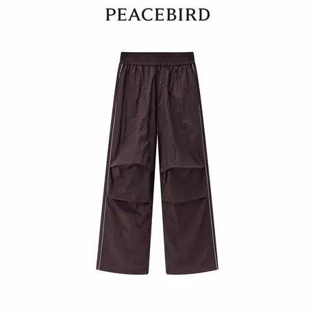 【商场同款】太平鸟女装年春季新款撞边阔腿裤A3GBE1319商品大图