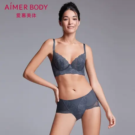 爱慕美体内衣女中腰包臀平角裤女士内裤AD230191图片