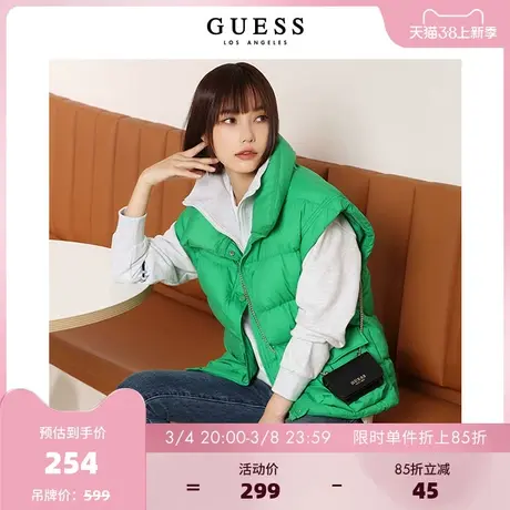 【38上新季】GUESS法式翻盖温柔链条字母LOGO单肩斜挎包手提包商品大图