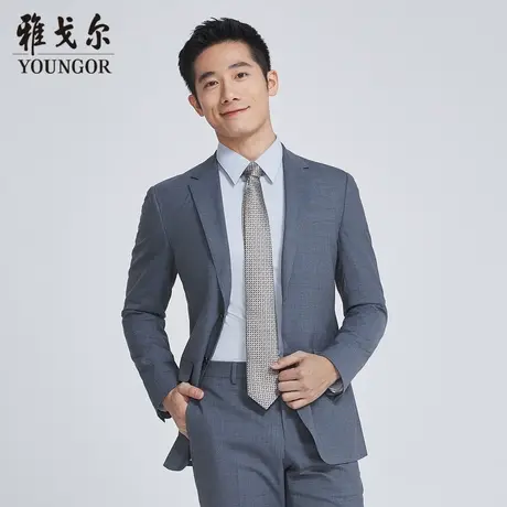 【商场同款】雅戈尔男士西服春季新款官方商务婚庆西装男S2884图片