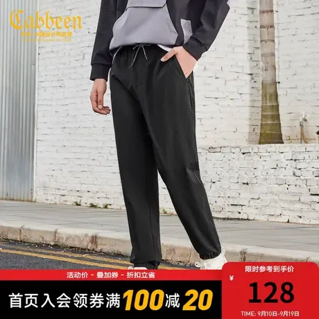 卡宾男装休闲裤秋冬新款束脚长裤反光抽绳机能户外潮流F商品大图