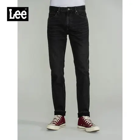 Lee商场同款22秋冬新品705标准中腰男款黑牛仔裤LMB1007053YS-109图片