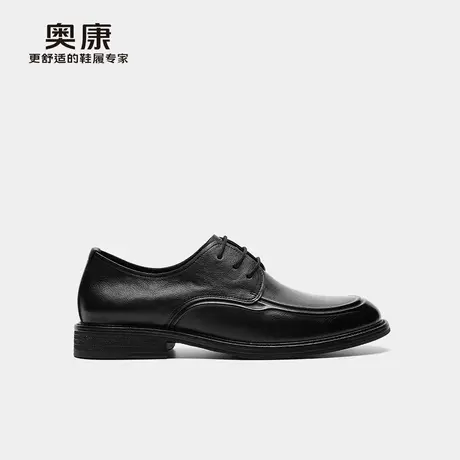 奥康 男鞋2025夏季新款正装皮鞋英伦商务手工真皮德比鞋门店发货图片