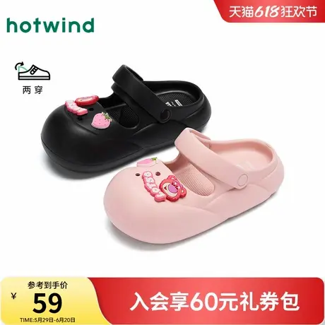 【迪士尼系列】热风厚底包头拖女2025年夏新款外穿凉拖鞋两穿凉鞋图片