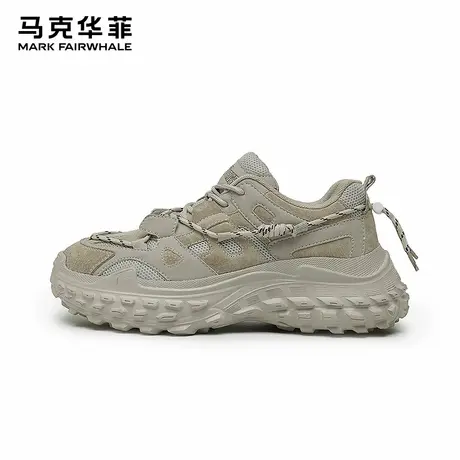 马克华菲男鞋夏季透气网面百搭运动休闲跑步厚底轮胎老爹男款潮鞋商品大图