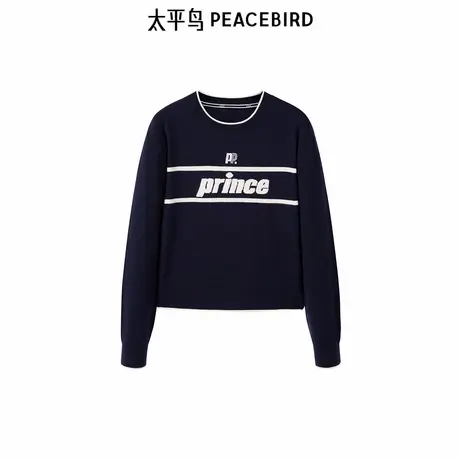 太平鸟prince联名年冬季新款圆领套衫A3EEE424G图片