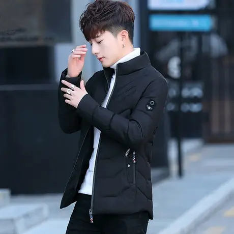 男士外套冬季2023新款棉衣韩版潮流帅气羽绒棉服加厚棉袄子男冬装商品大图