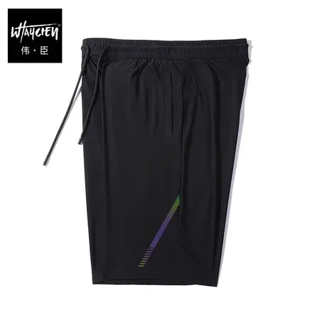 伟臣2022夏季新品大码男士休闲短裤男胖子加肥加大宽松冰丝五分裤商品大图