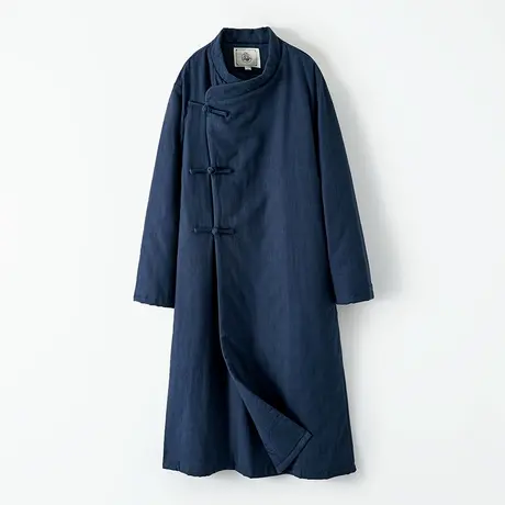 唐装棉袄男冬季加厚中国风棉衣保暖中长款盘扣改良汉服宽松棉服男图片