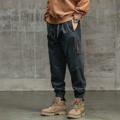 休闲潮流束脚裤子男款时尚户外工装裤男宽松裤子男款休闲裤潮流男商品大图