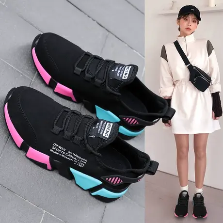 时尚运动休闲单鞋潮秋冬轻便跑步鞋老北京布鞋女款休闲旅游鞋妈妈图片