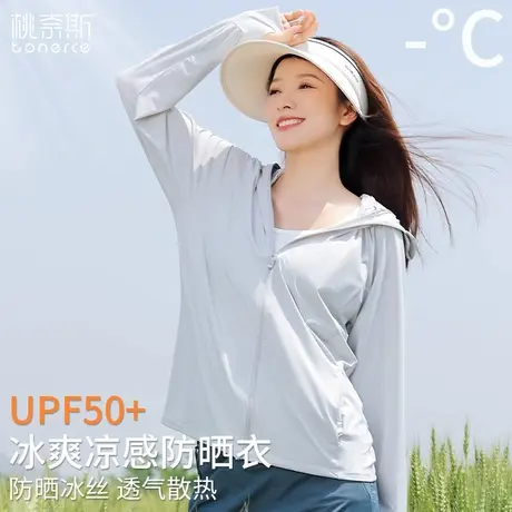 防晒衣女款夏季2024新款防紫外线短款外套冰丝薄款透气防晒服罩衫商品大图