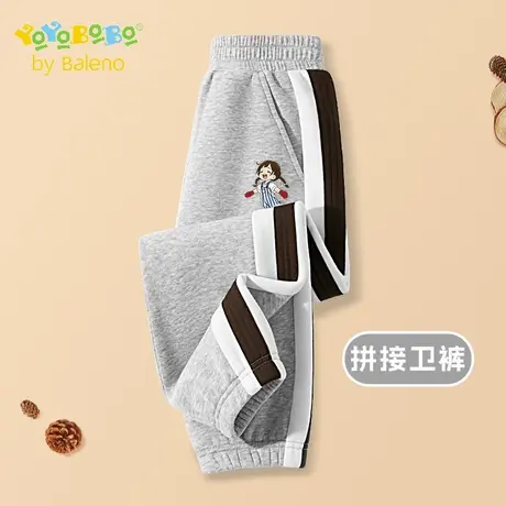 班尼路童装YBB系列女童运动裤秋季儿童休闲长裤女大童春秋款裤子商品大图