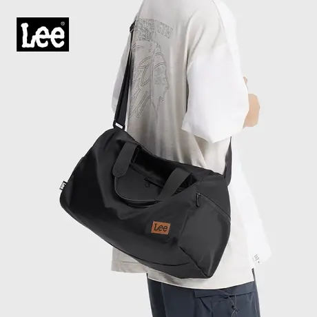 Lee短途旅行包男大容量出差单肩包运动健身包轻便休闲斜挎包女图片