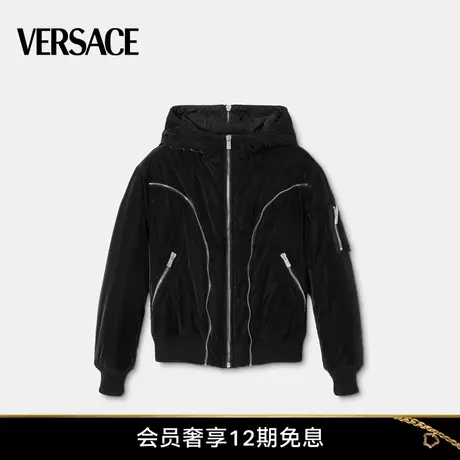 【新年礼物】VERSACE/范思哲 男士锦纶拉链棉服夹克商品大图