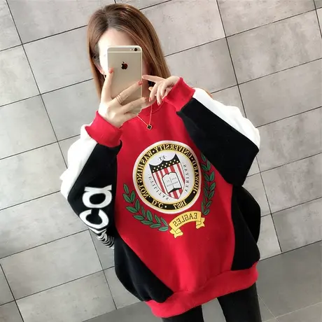 卫衣2023年新款女装韩版秋冬季秋款秋装宽松女士加绒外套爆款上衣图片