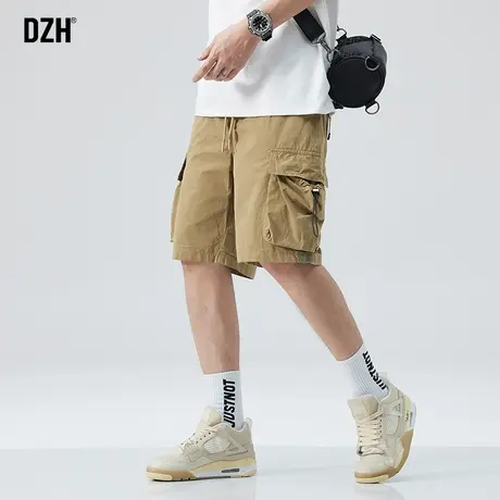 男士日系潮牌工装短裤男夏季百搭纯棉宽松裤子休闲中裤外穿五分裤商品大图