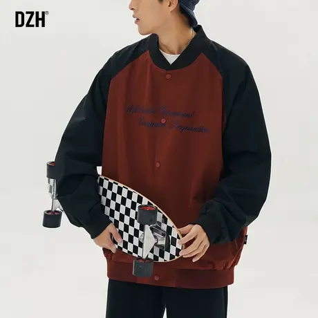 男士飞行员夹克美式棒球服外套男春秋季高级感衣服美式痞帅潮牌男商品大图