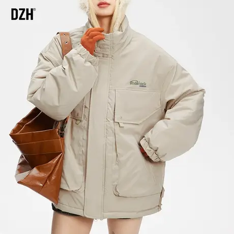 情侣工装服棉服男女冬季学生韩版棉袄2023新款棉衣外套男士面包服商品大图