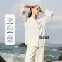 歌莉娅衬衫女秋季新款高级感醋酸气质通勤拼接压褶上衣1A8C3E250图片