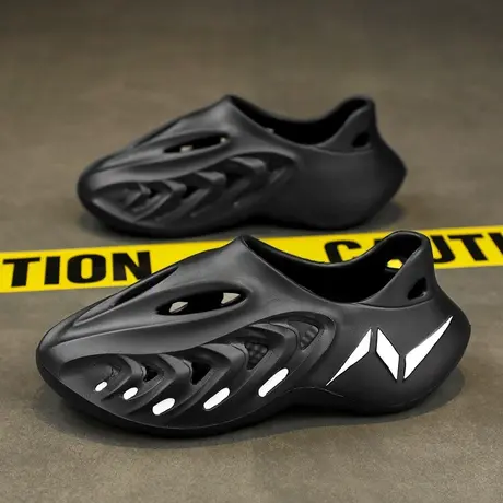 2023新款雨鞋男款雨凉鞋厨师鞋厨房防滑鞋钓鱼赶海水鞋防水鞋男士商品大图