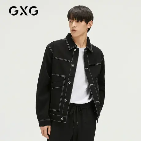 【新款】GXG男装 夏季时尚百搭男夹克外套GHC121005A图片