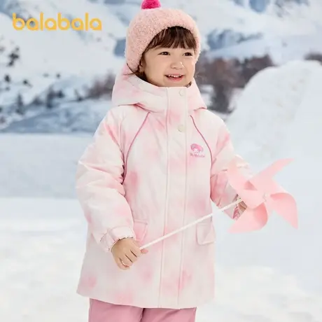 【库洛米IP】巴拉巴拉女童羽绒服2025新款冬装三丽鸥外套商品大图