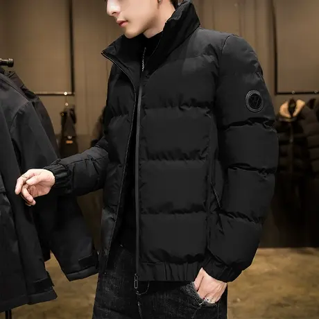 棉衣男潮ins韩版潮流帅气保暖羽绒棉服男冬季加厚青少年外套棉袄图片