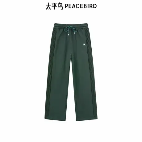 太平鸟官方女装2024年秋季新款舒适直筒长裤休闲裤子A1GBD1409商品大图