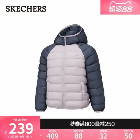 斯凯奇童装2025年秋新款中大童男女款羽绒服鸭绒保暖儿童羽绒外套商品大图