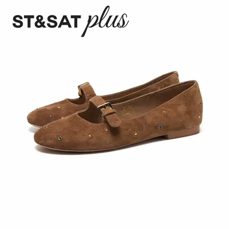 星期六2026春季新款渔夫鞋百搭女一脚蹬玛丽珍鞋懒人鞋SSE1111067商品大图