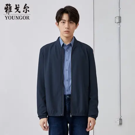 雅戈尔奥莱 商场同款男士单夹克秋冬新款官方商务休闲夹克外套男商品大图