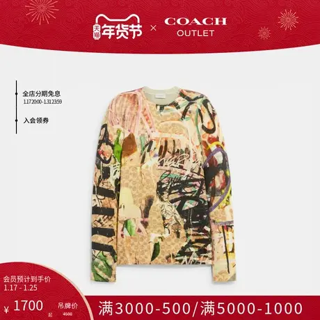 COACH/蔻驰奥莱女士圆领毛针织衫毛衣商品大图