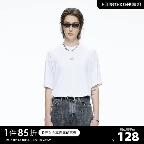 YATLAS亚锐男装夏季新款潮流短袖男宽松t恤商品大图