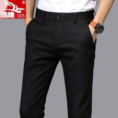 冬季休闲裤男修身长裤秋冬男裤2024新款男士西裤潮流百搭垂感裤子图片