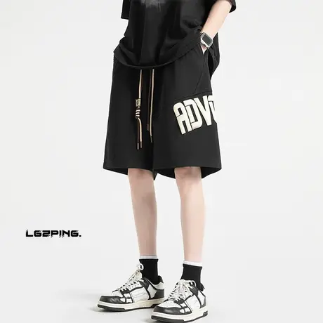 高街休闲宽松短裤男高潮牌运动美式篮球5五分裤子夏薄款商品大图