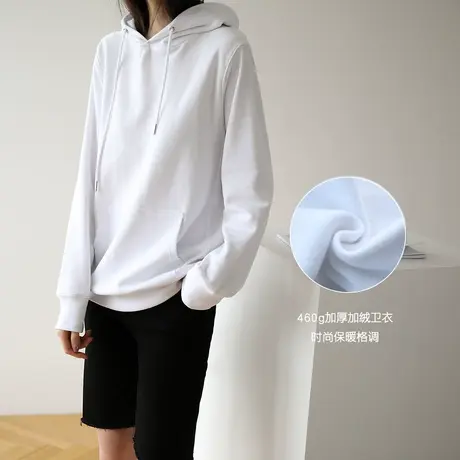 春季新款韩版宽松时尚卫衣女春秋薄款连帽ins潮超火上衣127商品大图