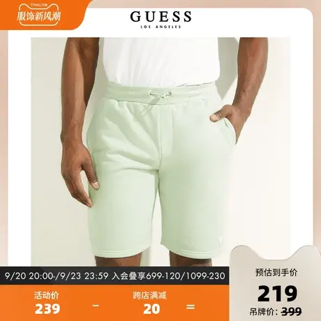 GUESS 男士宽松舒适休闲五分裤Z2GD03SG00O商品大图